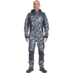 Obrázok z Cerva NEURUM CAMOUFLAGE Pracovná bunda s kapucňou antracit