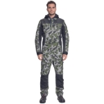 Obrázok z Cerva NEURUM CAMOUFLAGE Pracovná bunda s kapucňou olivová