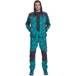 Obrázok z Cerva NEURUM CAMOUFLAGE Pracovná bunda s kapucňou petrolejová