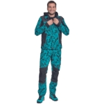 Obrázok z Cerva NEURUM CAMOUFLAGE Pracovná bunda s kapucňou petrolejová