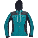 Obrázok z Cerva NEURUM CLASSIC Pracovná bunda s kapucňou petrolejová