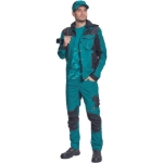 Obrázok z Cerva NEURUM CLASSIC Pracovná bunda s kapucňou petrolejová