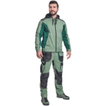 Obrázok z Cerva DAYBORO Pracovná bunda machovo zelená / čierna