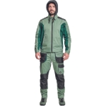 Obrázok z Cerva DAYBORO Pracovná bunda machovo zelená / čierna