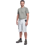 Obrázok z Cerva CREMORNE Pracovné šortky biela / šedá