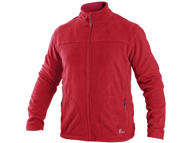 Obrázok z CXS GRANBY Pánska fleecová mikina červená