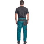 Obrázok z Cerva CREMORNE Pracovné nohavice do pásu petrolejová / čierna