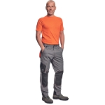 Obrázok z Cerva CREMORNE Pracovné nohavice do pásu šedá / čierna