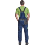 Obrázok z Cerva CREMORNE Pracovné nohavice s trakmi tm. modrá / čierna