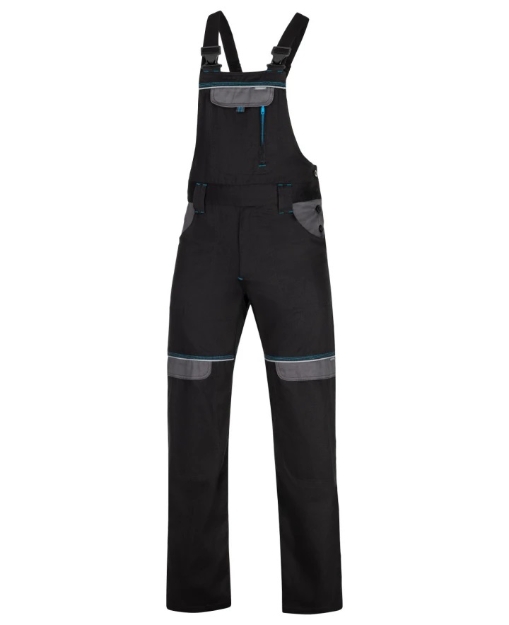 Obrázok z ARDON®COOL TREND Pracovné nohavice s trakmi čierne