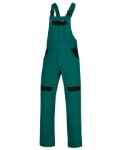 Obrázok z ARDON®COOL TREND Pracovné nohavice s trakmi zelené predĺžené