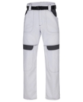 Obrázok z ARDON®COOL TREND Pracovné nohavice do pása bielo-šedé predĺžené
