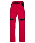Obrázok z ARDON®COOL TREND Pracovné nohavice do pása červené skrátené