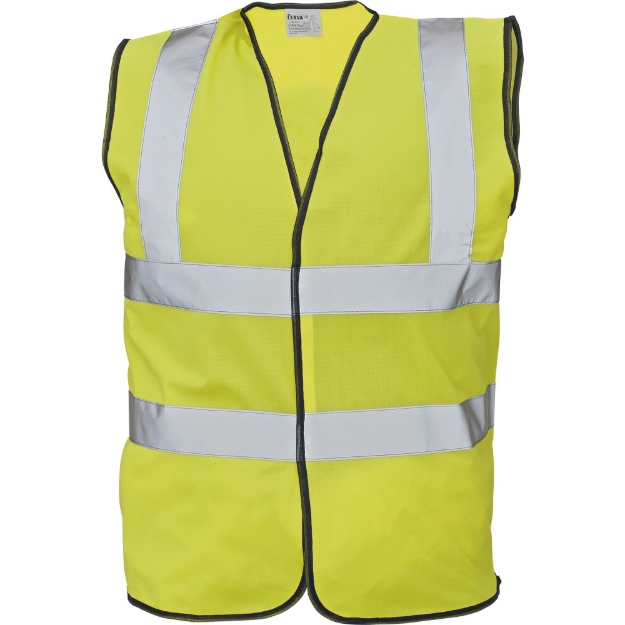 Obrázok z Cerva LYNX PLUS Reflexná vesta žltá