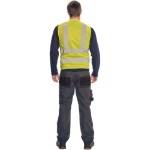 Obrázok z Cerva LYNX PLUS Reflexná vesta žltá
