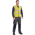Obrázok z Cerva LYNX PLUS Reflexná vesta žltá