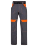 Obrázok z ARDON®COOL TREND Pracovné nohavice do pása šedo-oranžové predĺžené