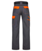 Obrázok z ARDON®COOL TREND Pracovné nohavice do pása šedo-oranžové skrátené