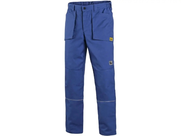 Obrázok z CXS ELEKTROTECHNIK II Pracovné nohavice antistatické a ESD modré