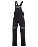 Obrázok z ARDON®COOL TREND Pracovné nohavice s trakmi čierne skrátené