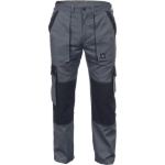 Obrázok z Cerva MAX SUMMER Pracovné nohavice do pásu antracit / čierna
