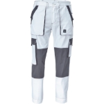 Obrázok z Cerva MAX SUMMER Pracovné nohavice do pásu bielo / šedej