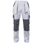 Obrázok z Cerva MAX SUMMER Pracovné nohavice do pásu bielo / šedej