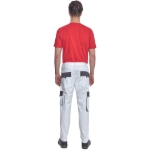 Obrázok z Cerva MAX SUMMER Pracovné nohavice do pásu bielo / šedej