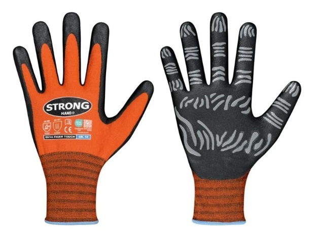 Obrázok z STRONG TIGER TOUCH Pracovné polomáčané rukavice