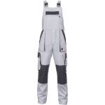 Obrázok z Cerva MAX SUMMER Pracovné nohavice s trakmi bielo / šedej 