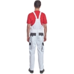 Obrázok z Cerva MAX SUMMER Pracovné nohavice s trakmi bielo / šedej 