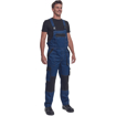 Obrázok z Cerva MAX SUMMER Pracovné nohavice s trakmi navy / antracit 