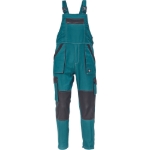 Obrázok z Cerva MAX SUMMER Pracovné nohavice s trakmi zeleno / čierne 