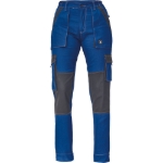 Obrázok z Cerva MAX SUMMER LADY Pracovné nohavice modré / čierne