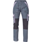 Obrázok z  Cerva MAX SUMMER LADY Pracovné nohavice šedé / sv. fialové