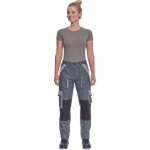 Obrázok z  Cerva MAX SUMMER LADY Pracovné nohavice šedé / sv. fialové