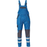 Obrázok z Cerva MAX NEO REFLEX Pracovné nohavice s trakmi modro / čierne 
