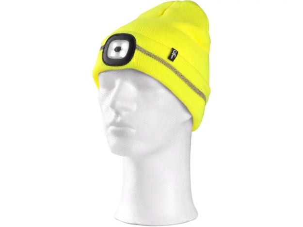 Obrázok z CXS TYNAN Čiapka s LED svetlom, fl.žltá