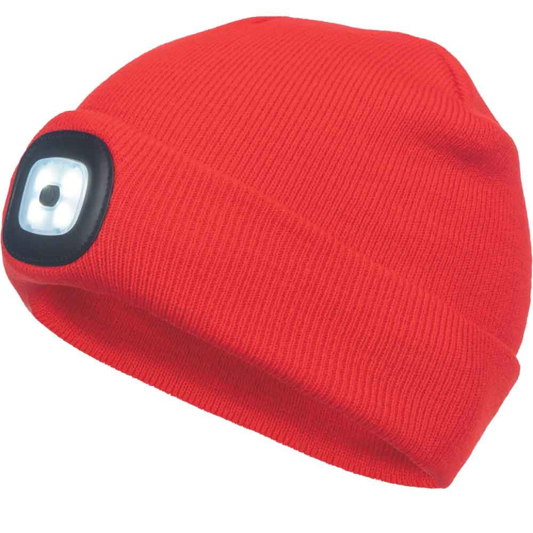 Obrázok z Cerva DEEL LED čiapka s lampou červená