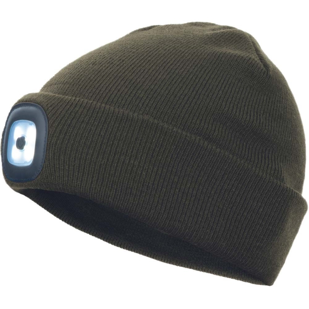 Obrázok z Cerva DEEL LED čiapka s lampou olivová