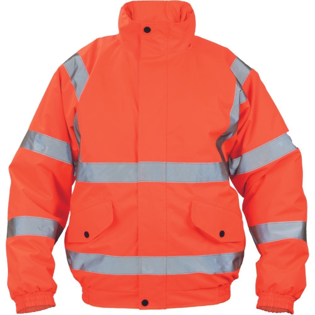 Obrázok z Cerva CLOTON HV Reflexná zimná bunda oranžová