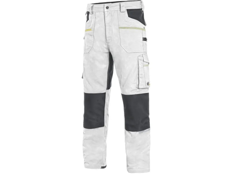 Obrázok z CXS STRETCH Pracovné nohavice bielo-šedé