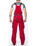 Obrázok z ARDON®VISION Pracovné nohavice s trakmi červené