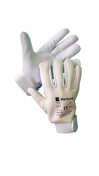 Obrázok z BAN MECHANIK 03042 Kombinované pracovné rukavice 12 párov