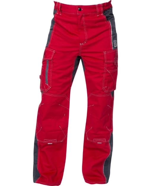 Obrázok z ARDON®VISION Pracovné nohavice do pása červené