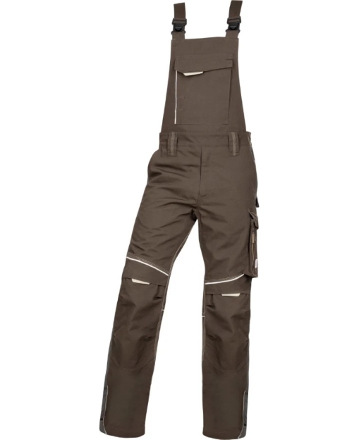 Obrázok z ARDON®URBAN+ Pracovné nohavice s trakmi hnedá