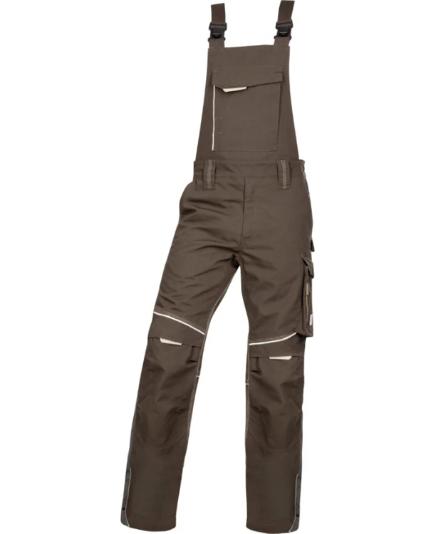 Obrázok z ARDON®URBAN+ Pracovné nohavice s trakmi hnedá