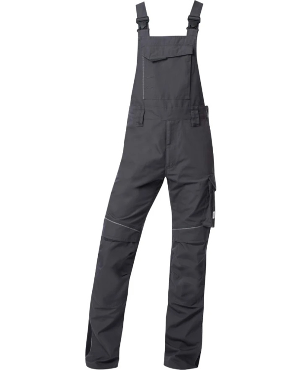 Obrázok z ARDON®URBAN+ Pracovné nohavice s trakmi skrátené tmavo šedé 