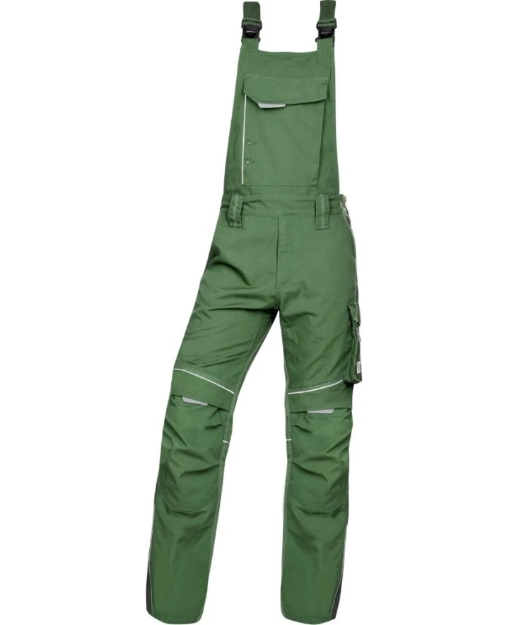 Obrázok z ARDON®URBAN+ Pracovné nohavice s trakmi skrátené zelené