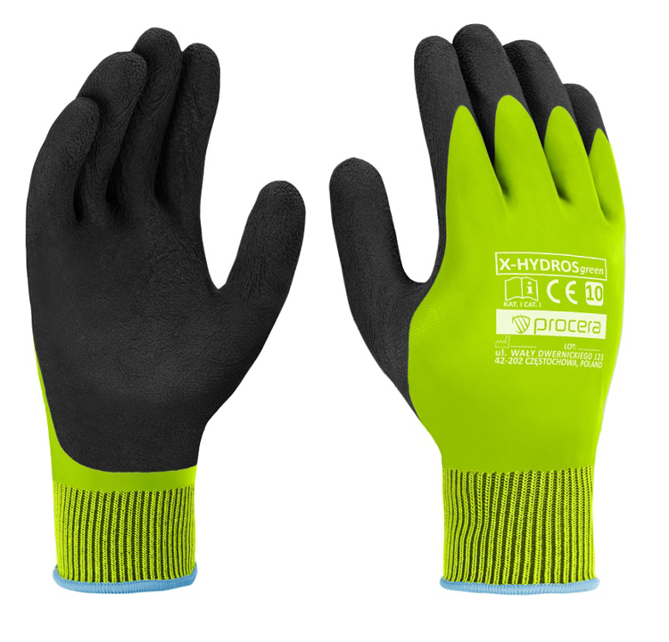 Obrázok z Procera X-HYDROS GREEN Pracovné rukavice